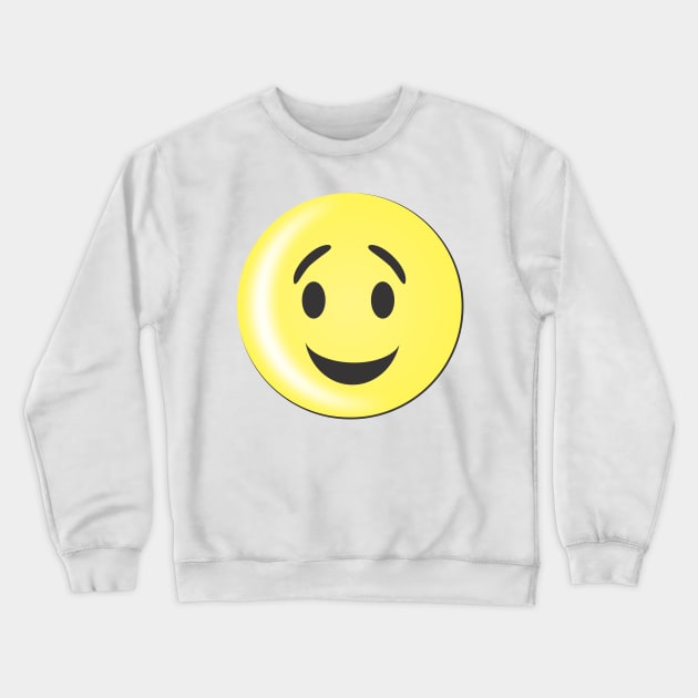 Emoticon Happy Crewneck Sweatshirt by MichelMM